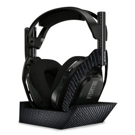 MightySkins Carbon Fiber Skin Compatible with Astro A50 Wireless Headphones + Base Station (Gen 4) - Black Diamond Plate | Protective, Durable Textured Carbon Fiber Finish | Easy to Apply