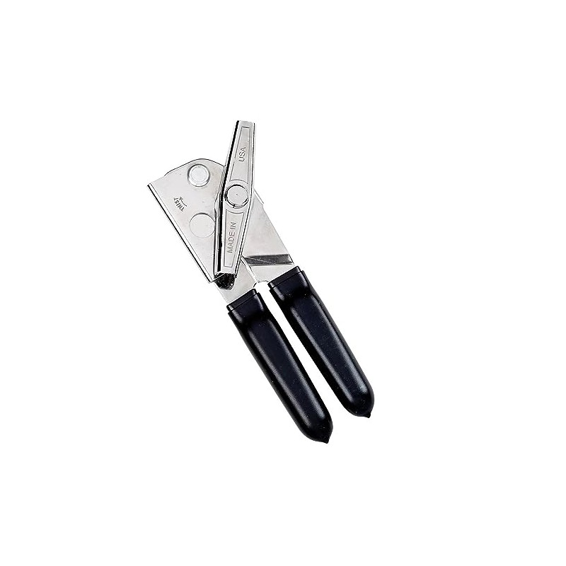EZ-DUZ-IT Deluxe Can Opener with Black Grips