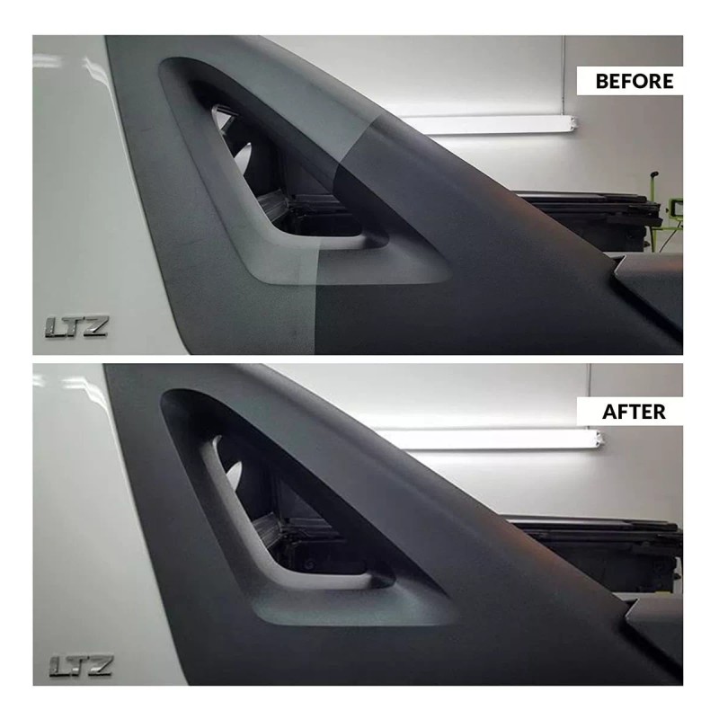 Solution Finish Solución Final Negro Plástico Y Vinilo Plástico Recorte