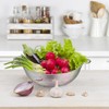 Stainless Steel Colander 22cm, Herogo Metal Kitchen Colanders with Handle,