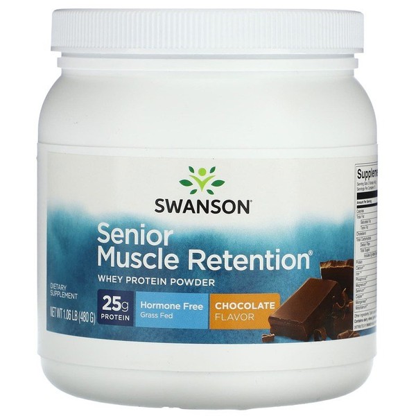 Senior Muscle Retention Whey Protein Powder Choco 1.06 lb (480 g) / 시니어 머슬 리텐션 웨이 프로틴 파우더 초코 1.06 lb (480 g)