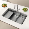JAYGOVAN Kitchen Sink, 304 Stainless Steel Drop-In/Undermount Sinks, Top Mount