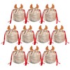 Christmas Drawstring Bag Antler Gift Bags Christmas Decorations Pouch Packaging