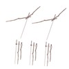 SHINEOFI 15 Sets Wooden Clock Hands Replacement for Clocks with