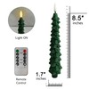 Gedengni Christmas Tree Flameless Candle -2pcs Timer Flickering Remote Tree