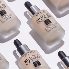 Catrice HD Liquid Coverage Foundation Blemish Cover 30ml 2pcs / 캐트리스 HD 리퀴드 커버리지 파운데이션 잡티 커버 30ml 2개
