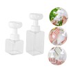 Baluue 2Pcs Refillable Foaming Soap Dispenser Pump Bottles for Kitchen