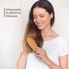 Lampox® Bamboo Hair Brush with Boar Bristles Head Massage Hair
