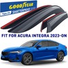 Goodyear Shatterproof Window Deflectors for Acura Integra 2023-2025 Hatchback, Tape-on