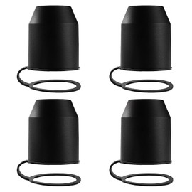 VooGenzek Towing Hitch Protective Cap, Ball Cover, Towing Hitch Cover Cap, Towing Hitch Ball Cover, for Car, Motorhome, Trailer Ball Head Protection, Pack of 4
