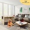 Explore Land 48 inches Dog Crate Cover Heavy Duty Polyester