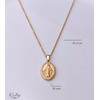 Kritz Women's Necklace Holy Virgin Mary Gold Silver – Jewellery