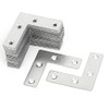 ExcInter 2PCS 120 x 120 mm Stainless Steel Angle Plate