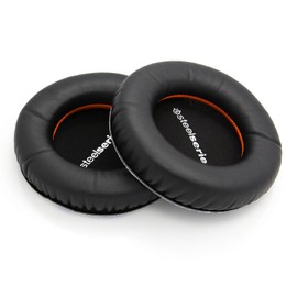 INF Ear Pads for Steelseries Siberia V2 Faux Leather Replacement Ear Pads Black 1 Pair