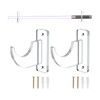 sourcing map Sword Wall Mounting Holder 1 Set Acrylic Lightsaber