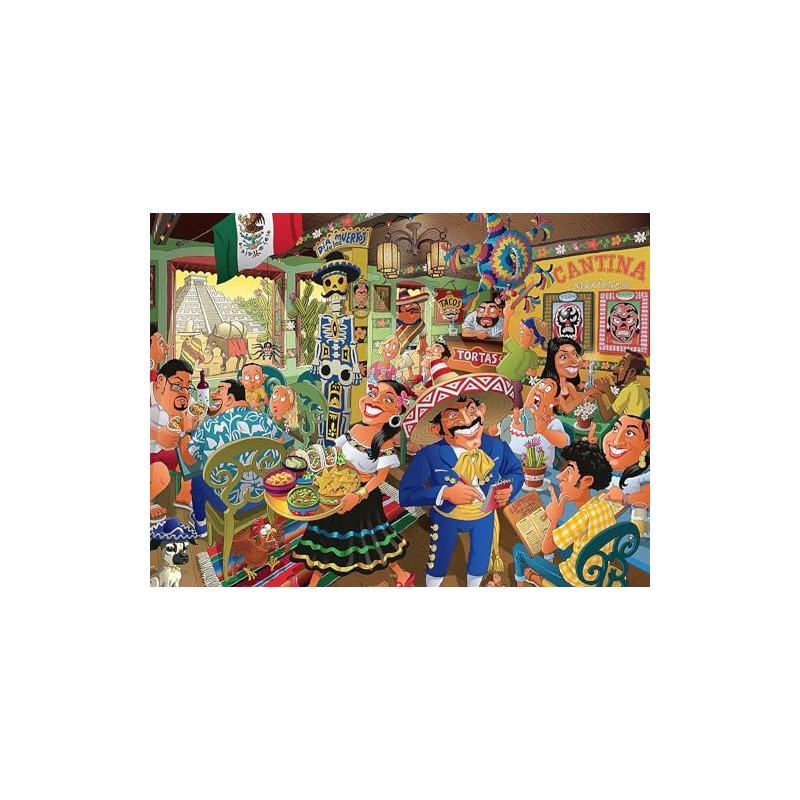 Mexican Restaurant 550 Piece Puzzle