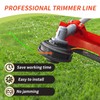 5 Pack String Trimmer Line Compatible with Ego String Trimmer
