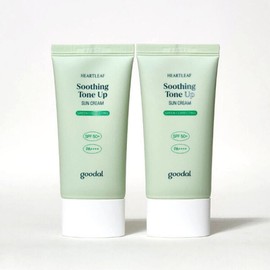 goodall Goodal Houttuynia cordata soothing green tone-up sun cream 50ml +50ml / 구달 어성초 진정 그린 톤업 선크림 50ml +50ml