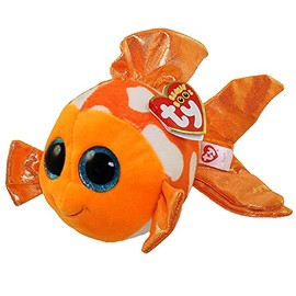TY Beanie Boo Plush - Sami the Orange Fish 15cm