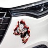 3D Wolf Head Sticker Wolf