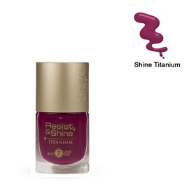 L 'Oreal Resist & Shine Titanium Nail Varnish 209 Bois En Rose