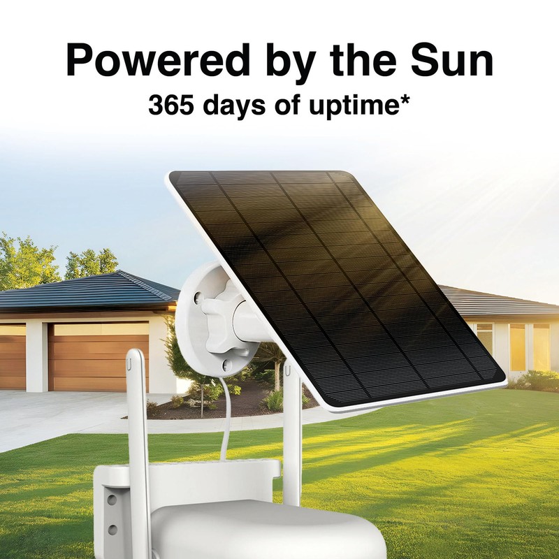 Connect SmartHome FHD Outdoor Pan Tilt Camera with Solar Panel