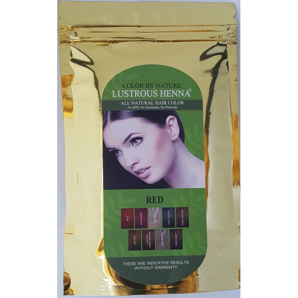 Lustrous Henna Red - 100 Grams