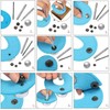 Trimming Shop S Spring Press Studs 4 Part Metal Snaps