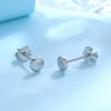 925 Sterling Silver Dot Stud Earrings | Small Simple Round