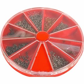 FindingKing Assorted Watch Eyeglass Repair Tool Parts Screws 1000Pcs Kit