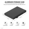 navor 21-in-1 Portable Aluminum SIM Card Holder, 4 x SIM