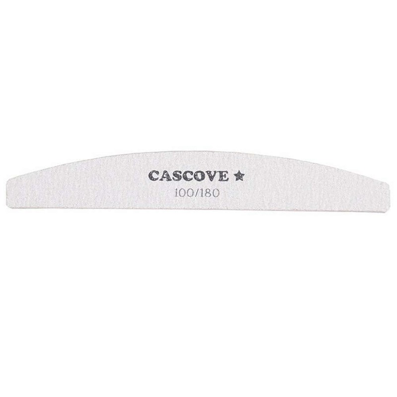 6pc Mixed Shape and Grit Nail Files Double Side Half