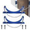 CNQLIS 2Pcs Cylinder Tank Holder, Steel Wall Mounted Bracket for