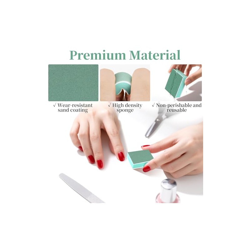 100 Mini Nail Buffer Block - Buffer Block Nail File,