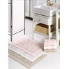 ASTREA TEXTILES Bath Mat for Bathroom, Floor Rug, 100% Cotton,