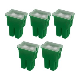 A.A Straight Female Terminal 40 Amp Fuse Replacement for PAL Auto Link, FLF Fuse Cartridge - Automotive Car Truck Audio RV (40A, 5 Pack)