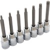 Tools 1/2" Drive 7 Piece Long, Torx Socket Set, T20