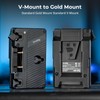 SMALLRIG V Mount to Gold Mount Plate, V Lock V