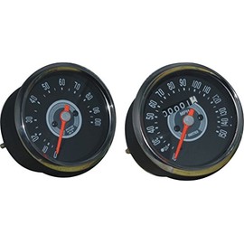 RS Vintage Parts RSV-B018XN1JN2-01342 Motorcycle Parts A282 Smith Replica Speedometer Tachometer Or Rpm Pair 150 Mph Grey Bsa Norton Triumph