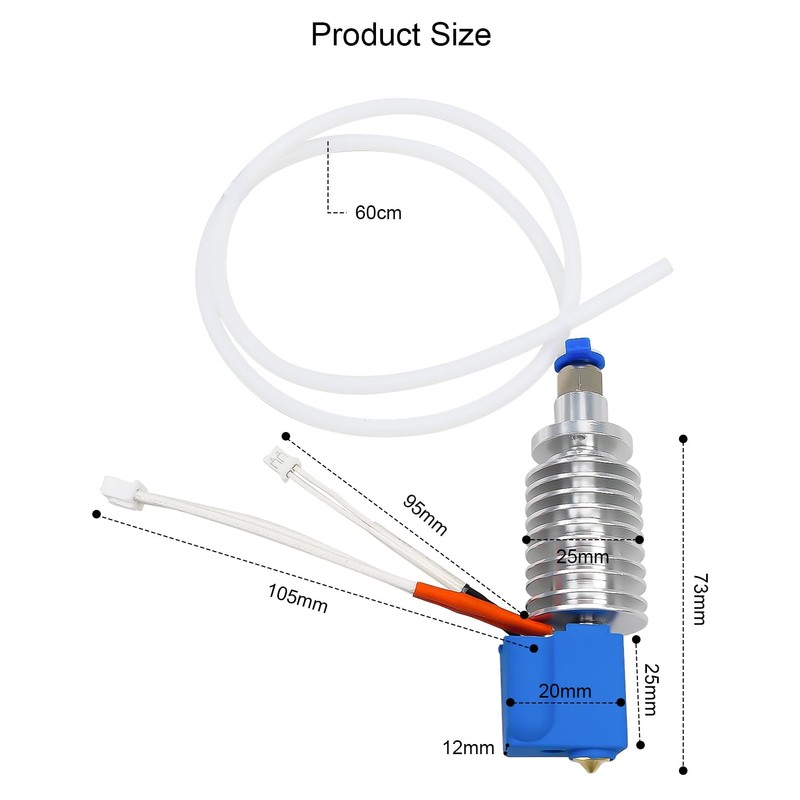 3D Printer Extruder Hotend Kit Fit for Anycubic Kobra Max,