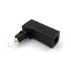 zdyCGTime Digital Fiber Optic Toslink Right Angle 90 Degree Female