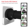 ICERO Adhesive Shower Curtain Rod Holder | No Drilling, Sticking