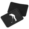 Huuraa Patch Golf Silhouette Gift Black Golf Present