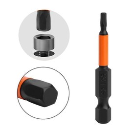 Allen Bit Set, Torx Bit Set, Long Bits Cordless Screwdriver Set, Hexagonal Shank Bit Set, 50 mm Long Allen Bit Set, Long Screwdriver Bits for Drill (H1.5-H6)