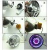 Yuqing Lupa Led Faro Ojo De Angel Y Demonio Motos