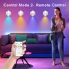 Speclux LED Wall Sconces Set of Two, Rechargeable Battery Operated