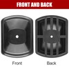 Jack Wheel Chock Stabilizer, Heavy Duty Rubber Trailer Wheel Chock