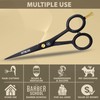 5” Professional Beard And Mustache Scissors with 1 Beard Comb,