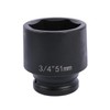 51mm Deep 6 Point Impact Socket 3/4" Drive Cr-Mo Alloy