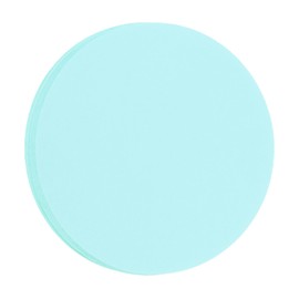 QUARKZMAN Pack of 60 Light Blue Paper Circle Cutouts, 8 Inch Round Cut-Outs, 200 g/m²/75 lb Circle Cardboard for DIY Crafts, Classroom Bulletin Board Decoration
